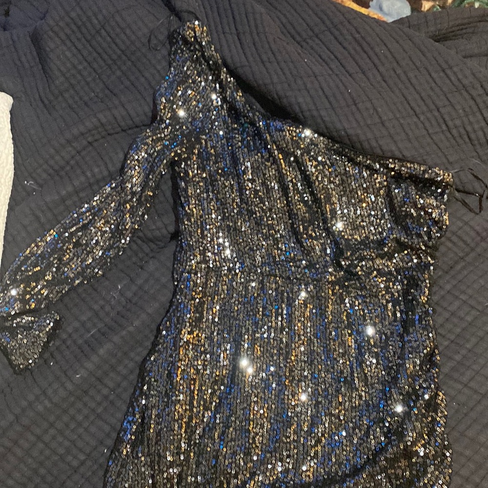 sequin homecoming dress